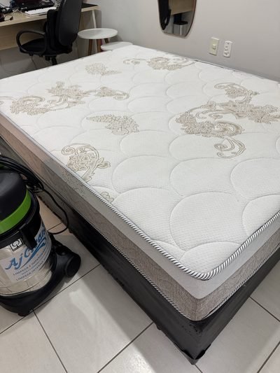 Colchão estampado: colchão estampado, depois da higienização